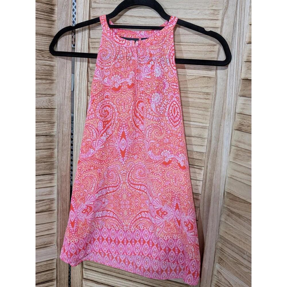 Cynthia Rowley top XS Pink paisley